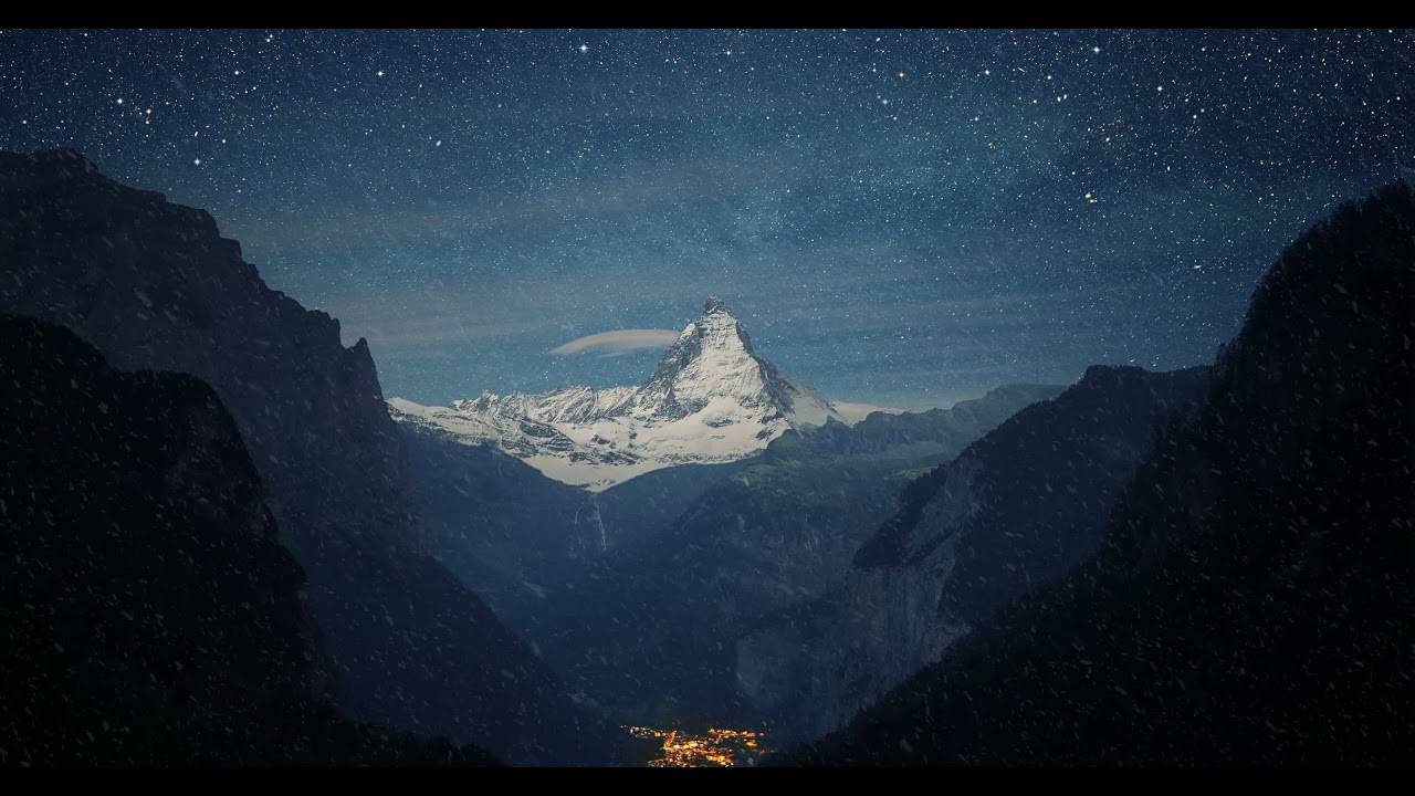 cool snow mountain | Live Wallpaper