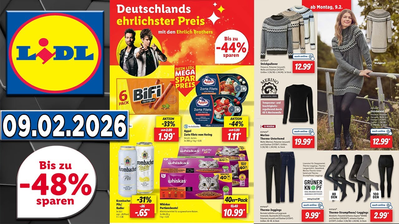 LIDL Prospekt Diese Woche – Gültig von 09.02.2026-  Angebote werbung