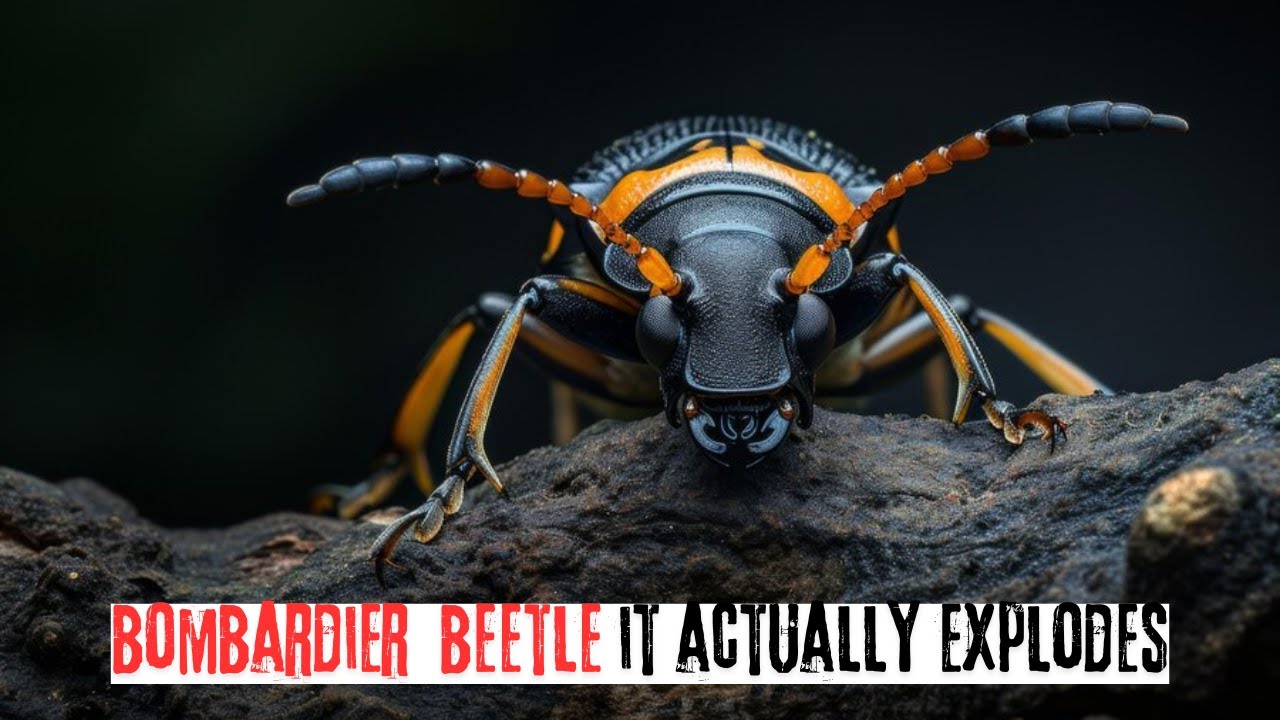 The Bombardier Beetle: Nature's Tiny Explosive!