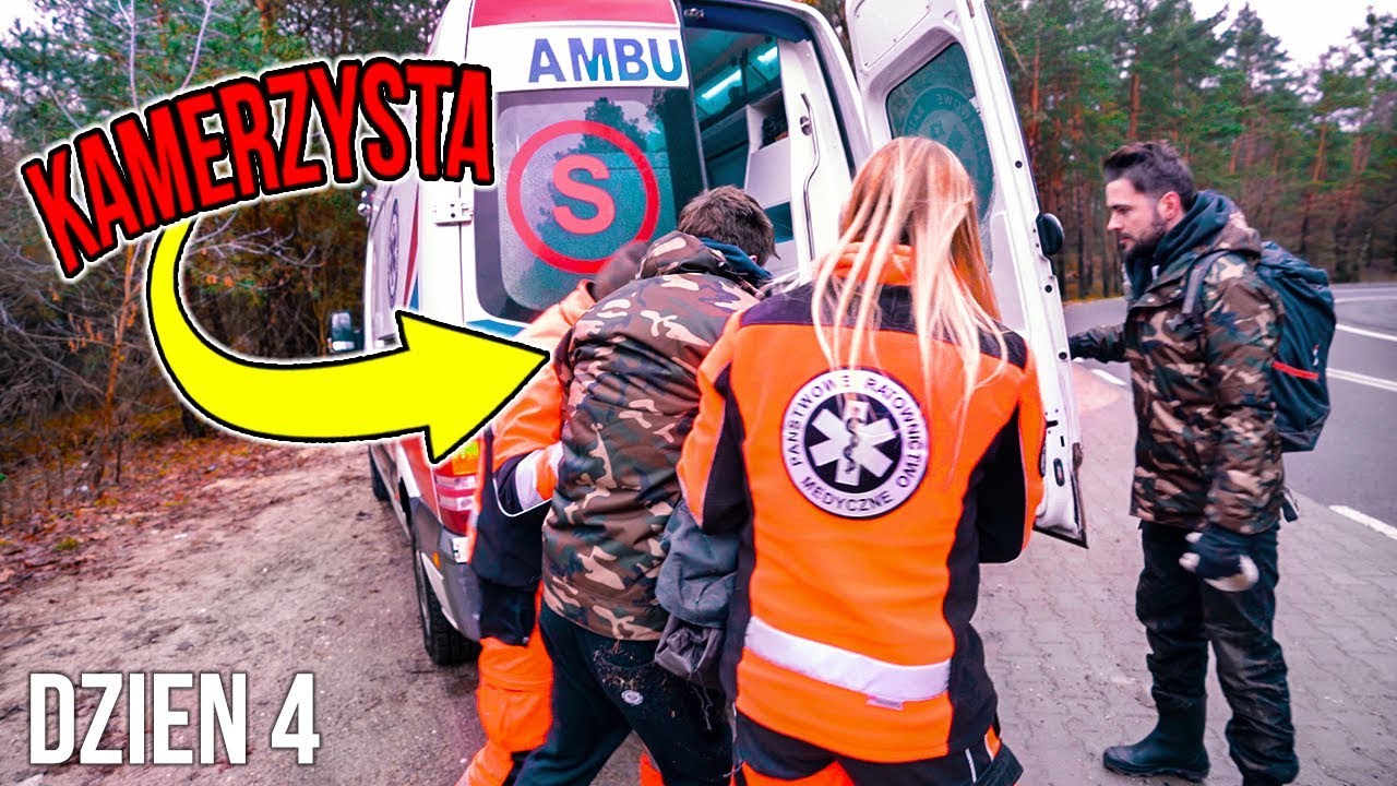 Kamerzysta trafia do szpitalu...ostatni dzień w lesie