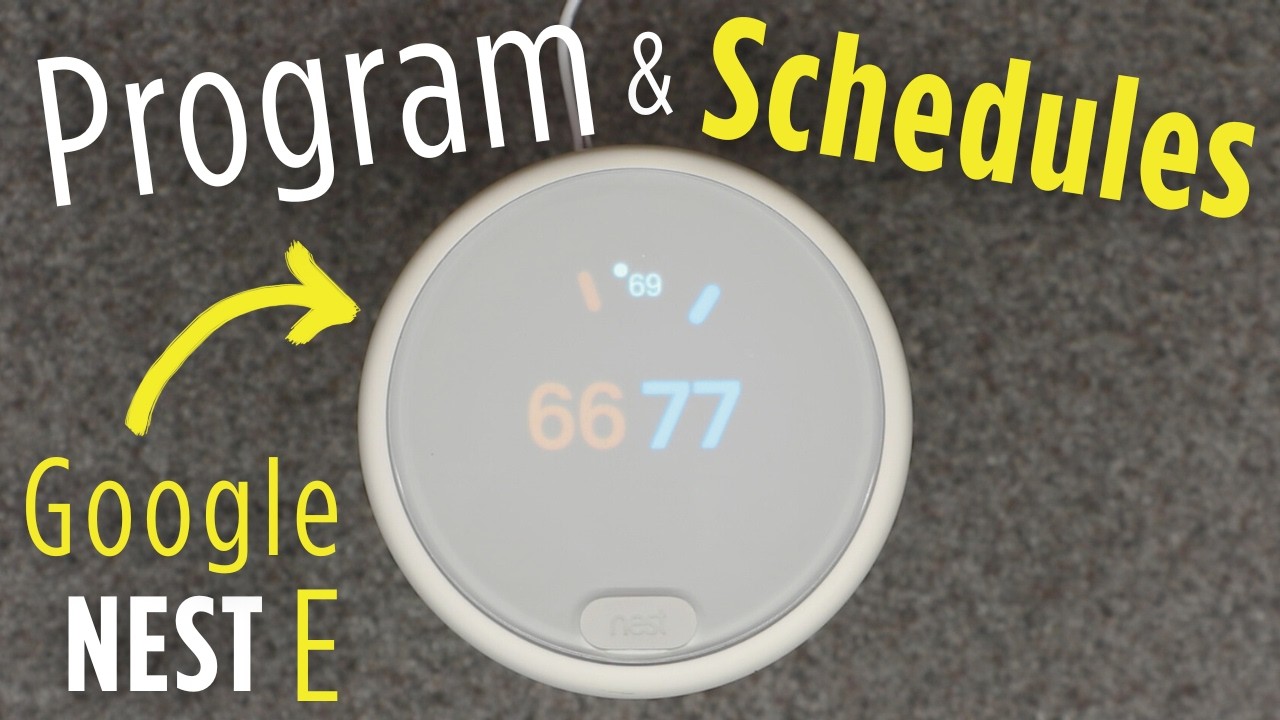 7-дневный график программирования и вентилятор | Термостат Google NEST E