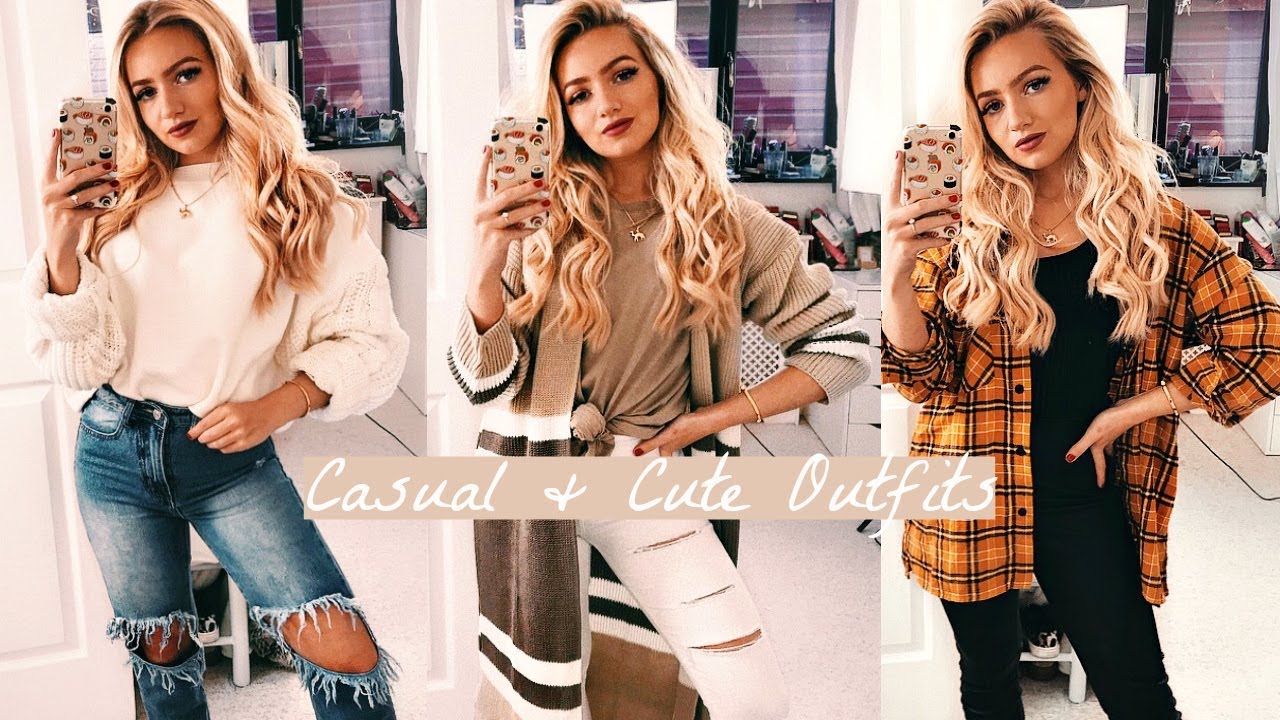 CASUAL & CUTE OUTFITS for AUTUMN / FALL 2018