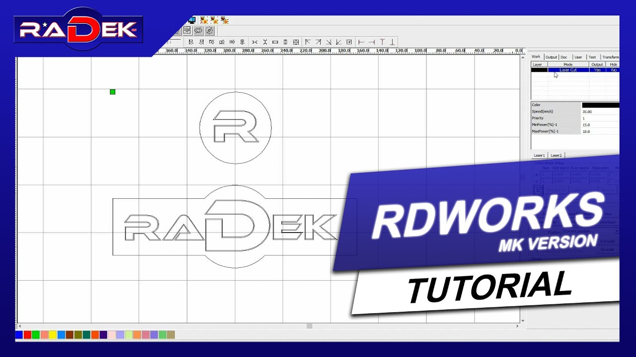 RDWORKS TUTORIAL (MK VERSION) - RADEK