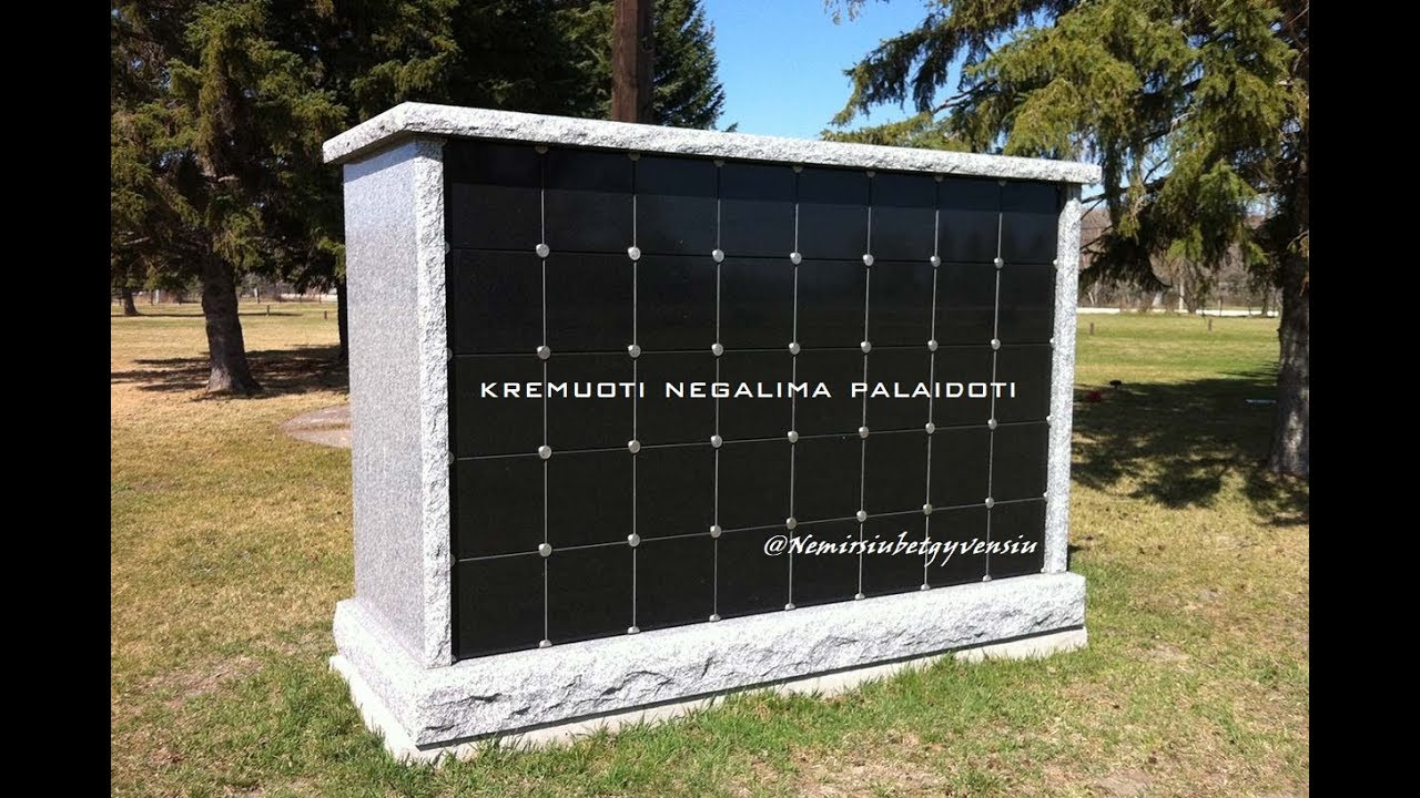 Kremuoti negalima palaidoti