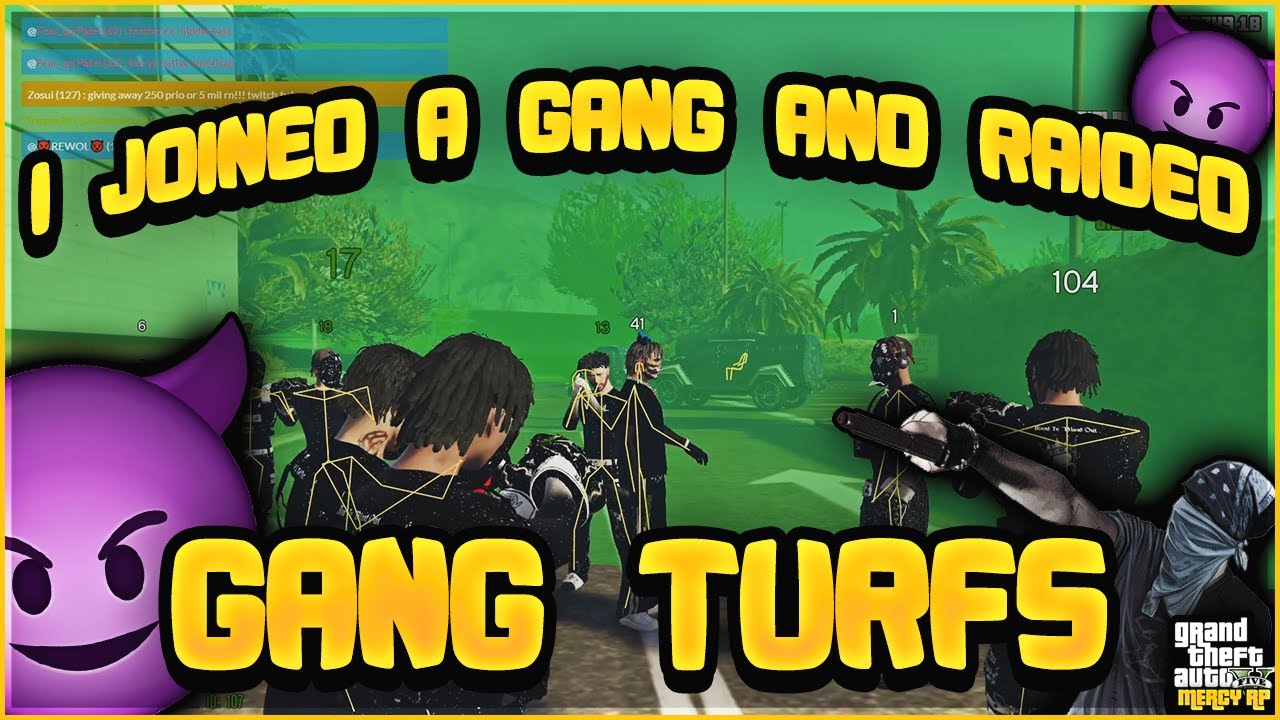 I JOINED THIS GANG AND RAIDED GANG TURFS WITH AIMBOT (GTA 5 RP)
