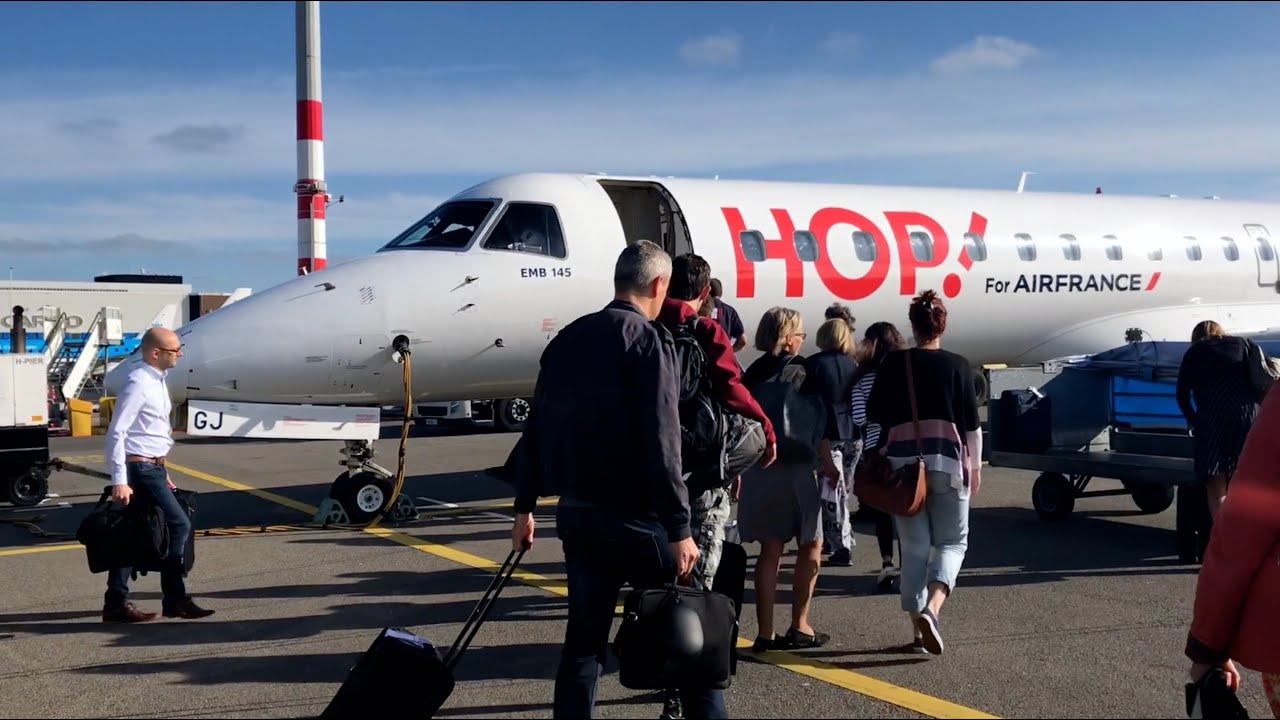 HOP! Air France Embraer ERJ-145 | Amsterdam to Strasbourg Economy Class Review
