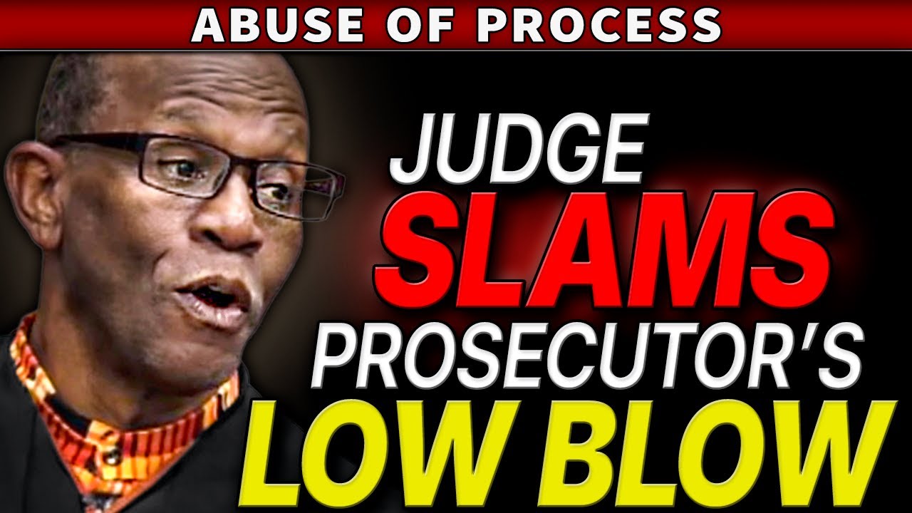 Did The DA Manipulate Charges To Counter This Judge?