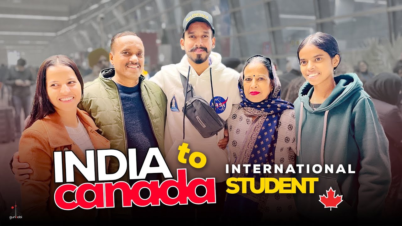 India to Canada | International Student | Punjabi | VLOG | Indirect Route |  31 December 2022 | Guri