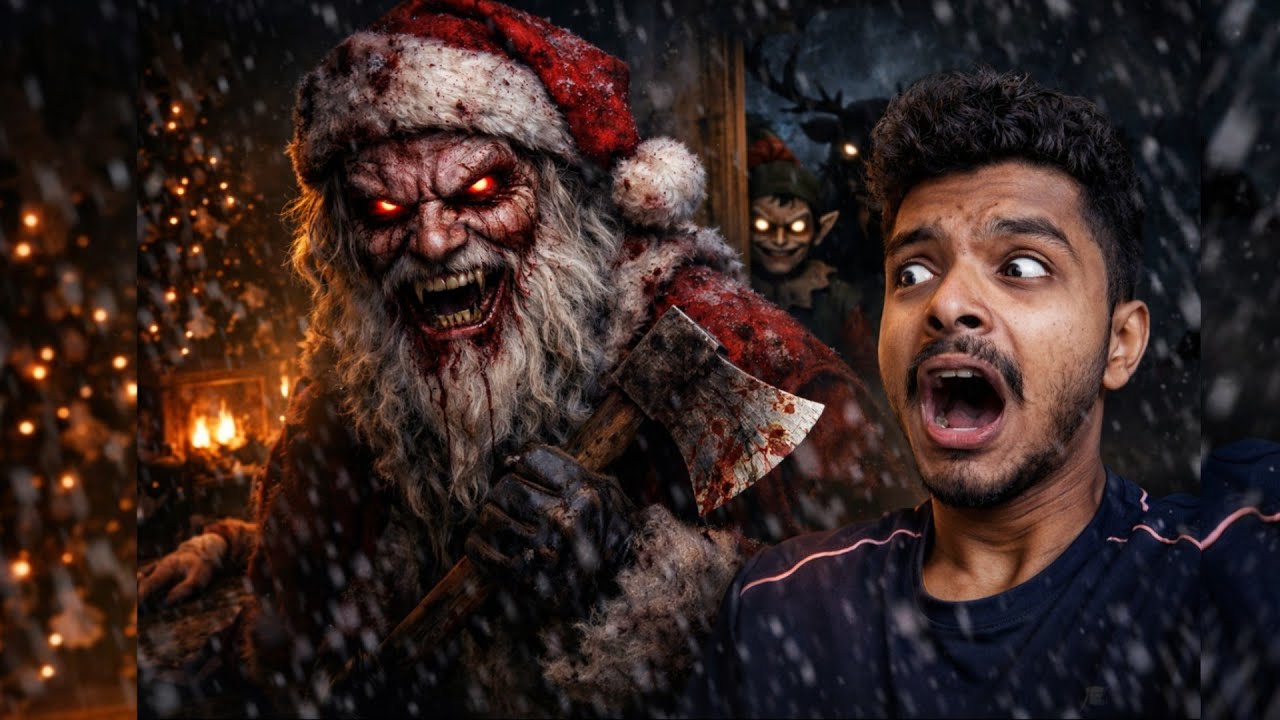 නත්තල් හොල්මන් ගේම් 2 ක් එකට | Playing 2 Horror Games for Christmas 