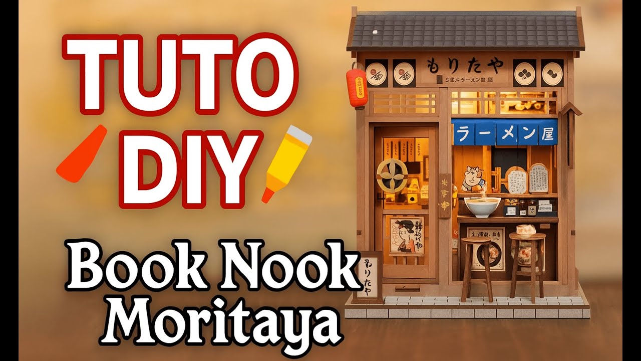 🔧 Tutoriel complet – Montage du Book Nook Moritaya pas à pas