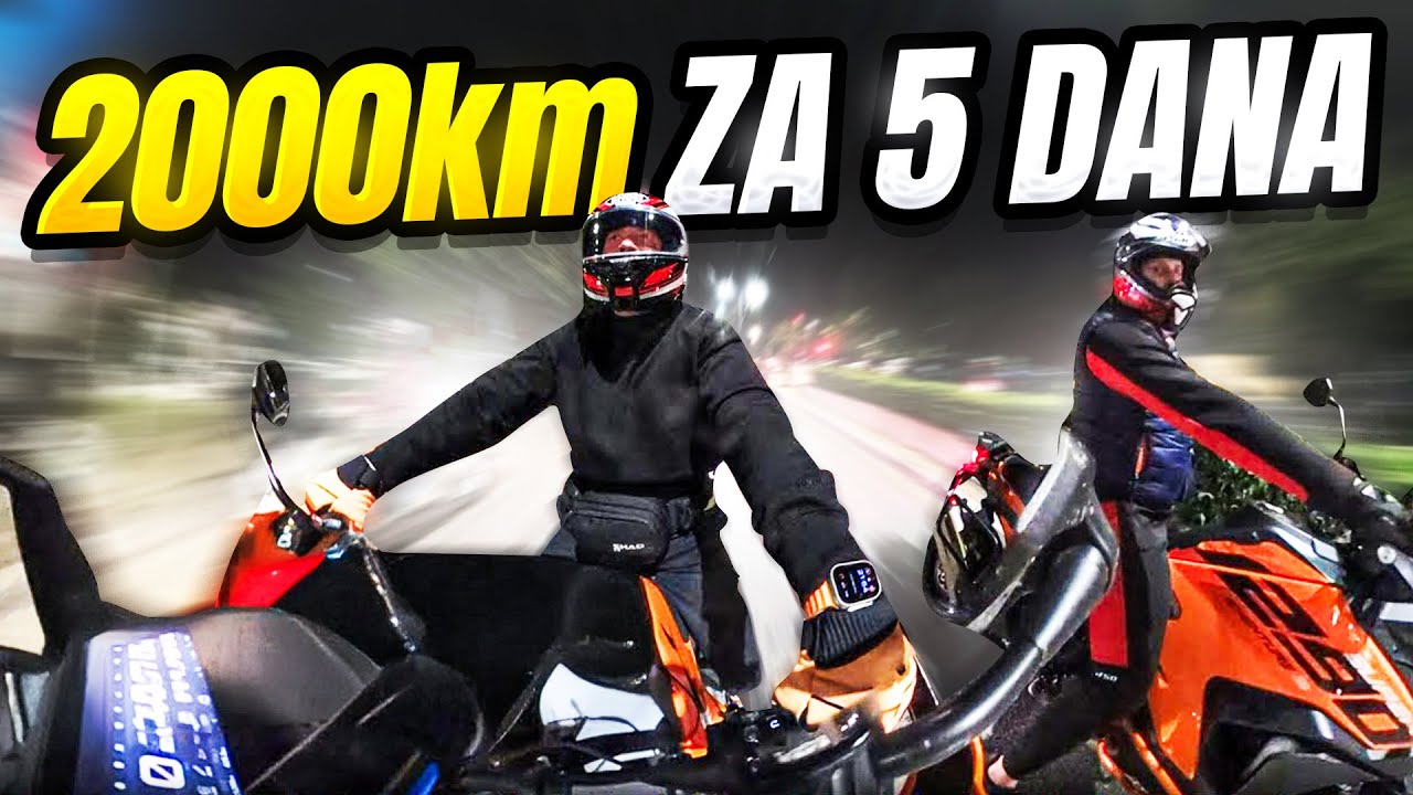MOTO TURA: SRBIJA-ALBANIJA-CRNA GORA 1.DEO