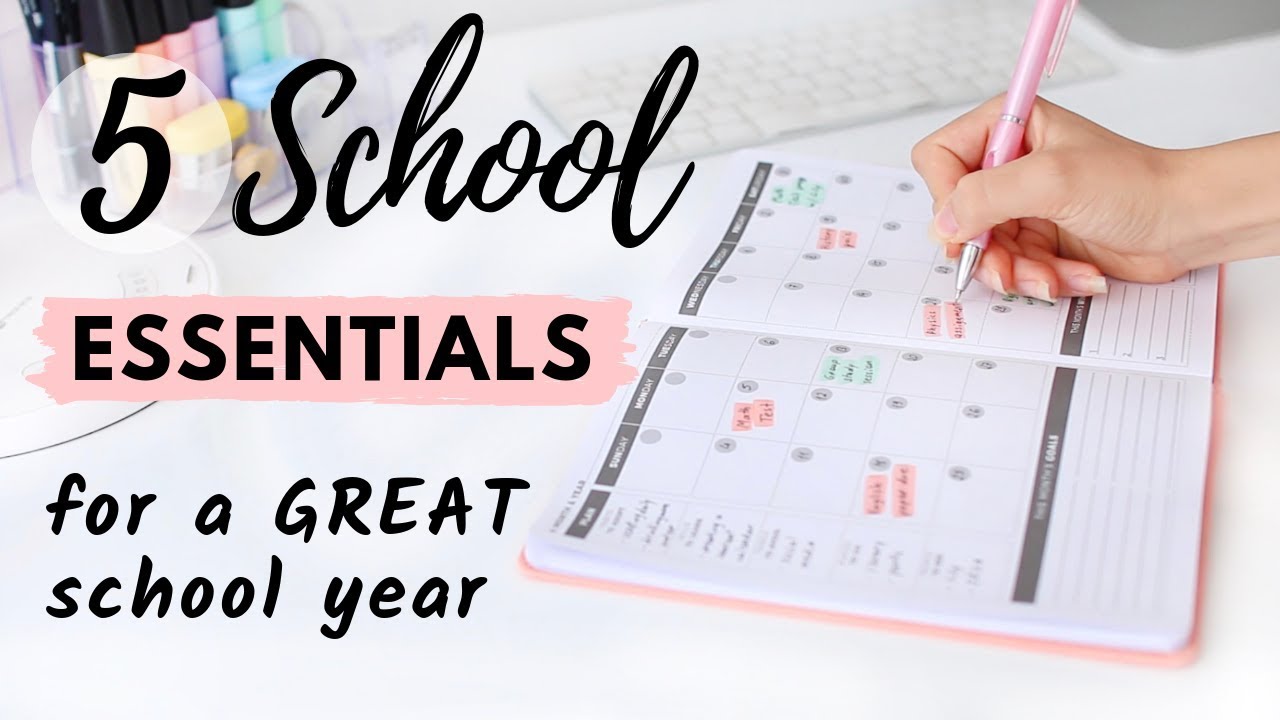 5 School Essentials for the New School Year + Giveaway | Ellen Kelley