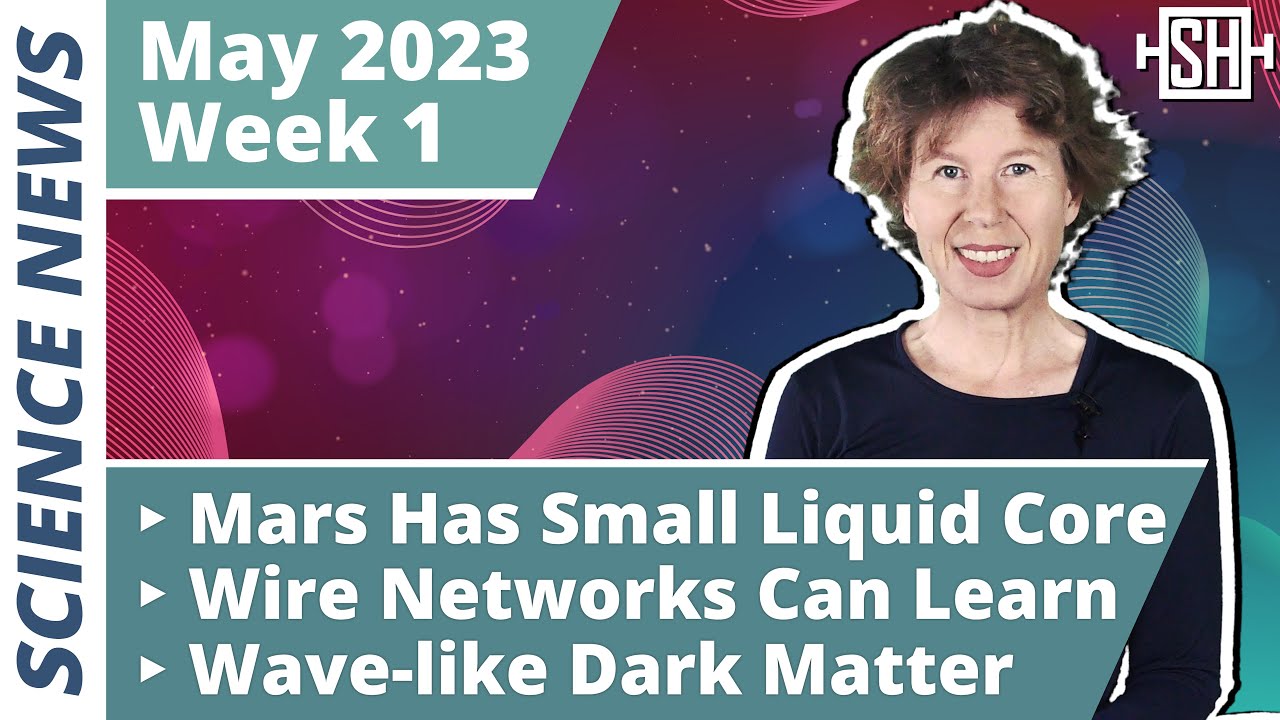 A wire network that learns, wave-like dark matter, Mars's core & more science news from this week.