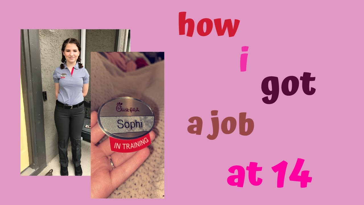 HOW I GOT A JOB AT 14 !
