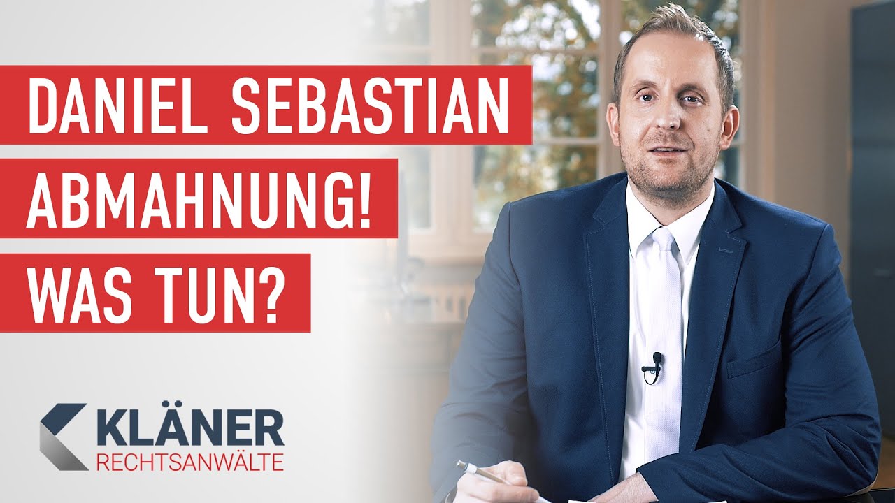 Daniel Sebastian Filesharing ABMAHNUNG bekommen?