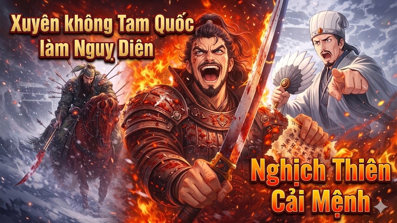 Full-Xuy&ecirc;n kh&ocirc;ng Tam Quốc l&agrave;m Nguỵ Di&ecirc;n nghịch thi&ecirc;n cải mệnh