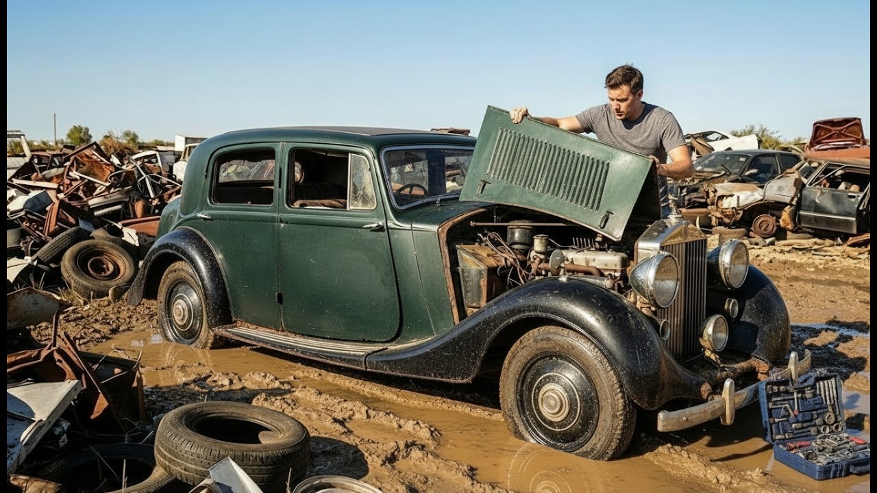 ASMR Car Restoration | 1935 Rolls-Royce Phantom II Full Restoration (Rust to Showroom)