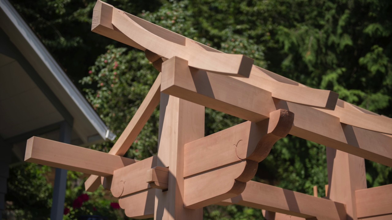 Woodworking, Japanese joinery, Garden Gate