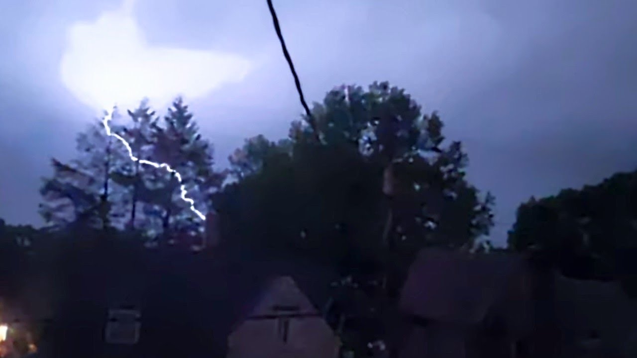 2AM Tornadic Lightning Storm May 7th 2024 Pittsburgh PA