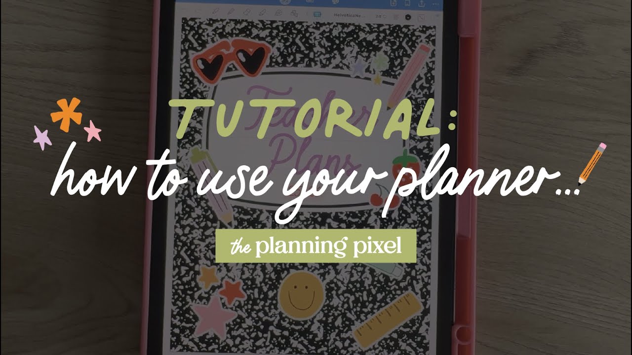 Teacher Digital Planner for iPad Tutorial | iPad planning for teachers