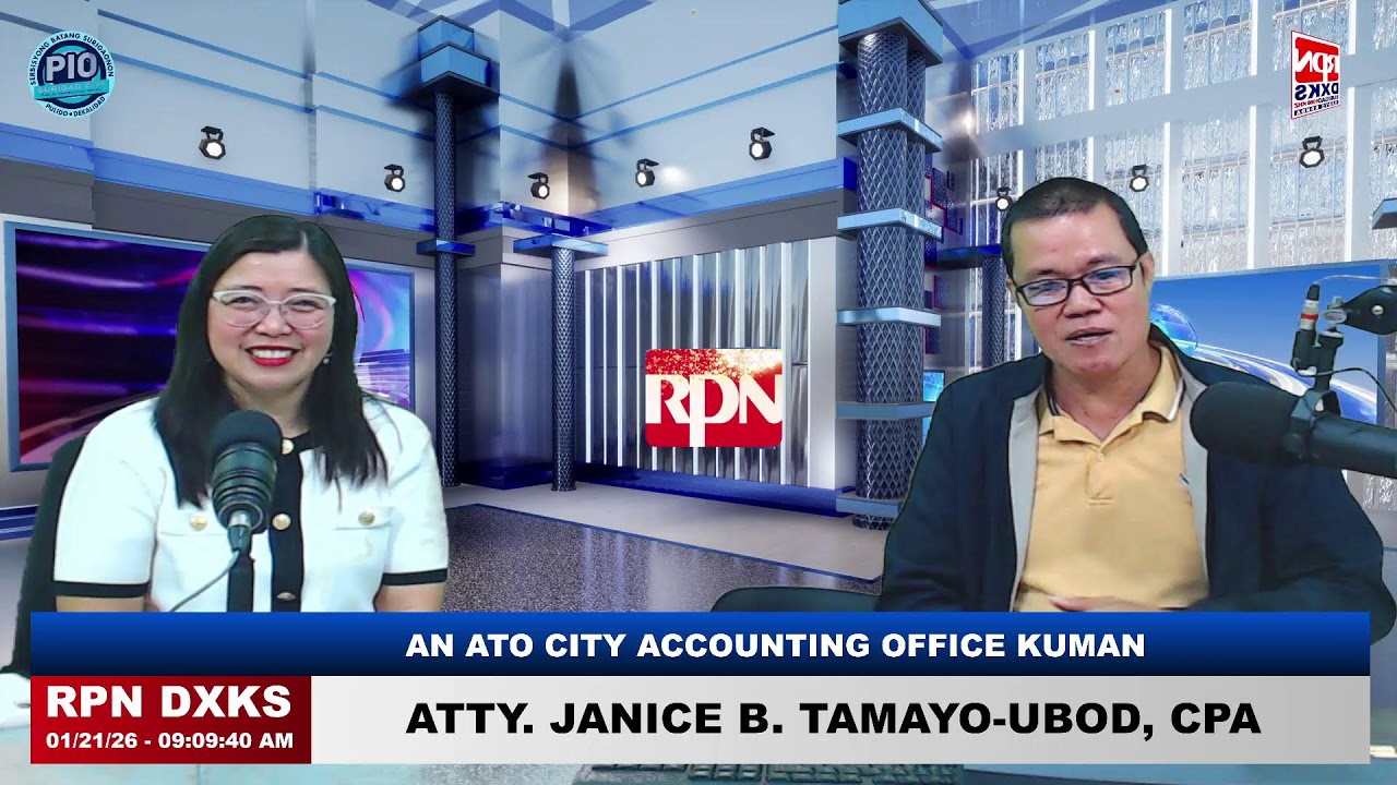 AN ATO CITY ACCOUNTING OFFICE @ DXKS Surigao | January 16, 2026