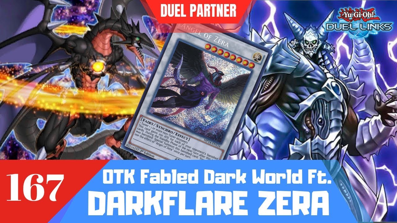 [Duel Links] OTK Fabled Dark World Ft. Angel Of Zera & DarkFlare Dragon!