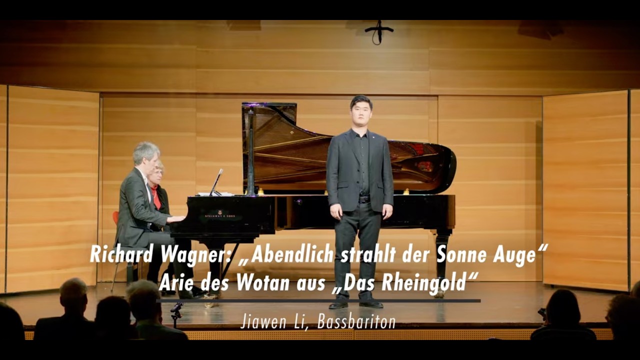 R. Wagner: „Abendlich strahlt der Sonne Auge“; Wotan aus „Das Rheingold“; Jiawen Li, Bassbariton