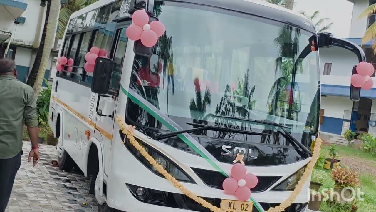  Brand New Bus SML ISUZU ^ LX EXECUTIVE , XT,AC~ 20 SEAT BUS DELIVERY VEDIO IN KOLLAM KERALA