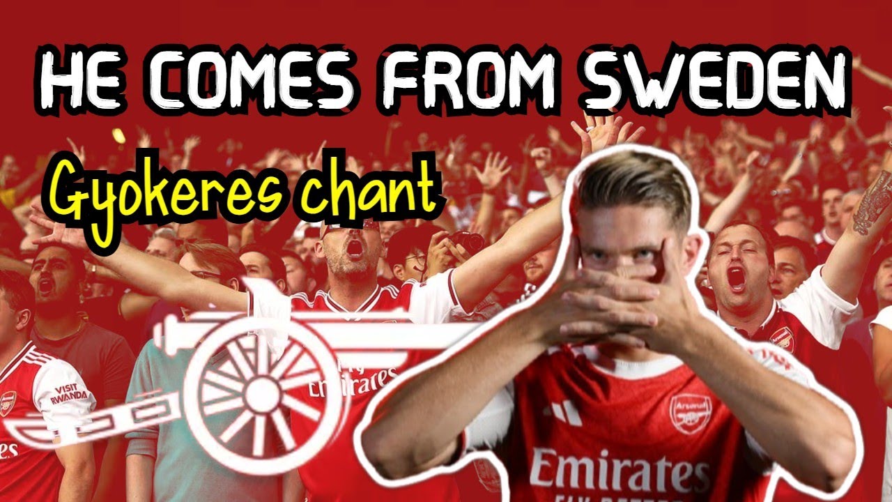 He dumped his girlfriend to play in red and white - Arsenal chant for Viktor Gyokeres [WITH LYRICS]