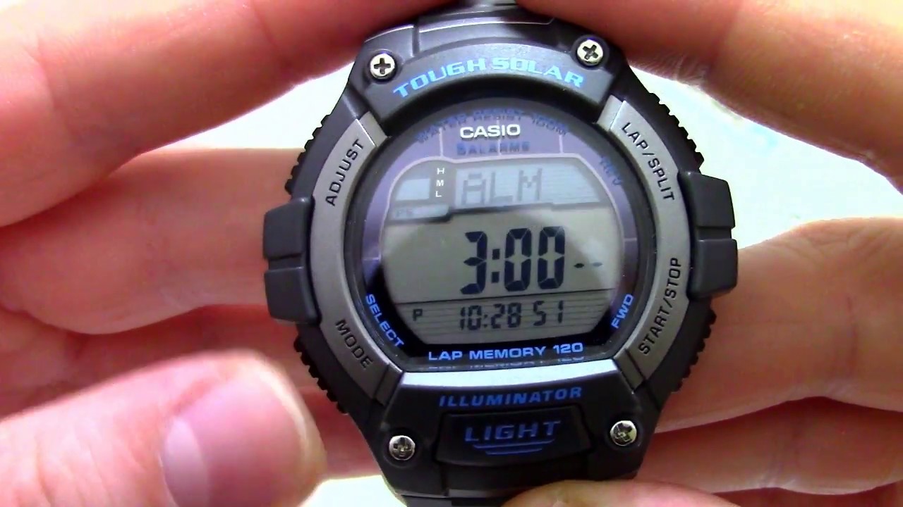 Часы Casio Illuminator W-S220-8A [W-S220-8AVEF] - видео обзор от PresidentWatches.Ru