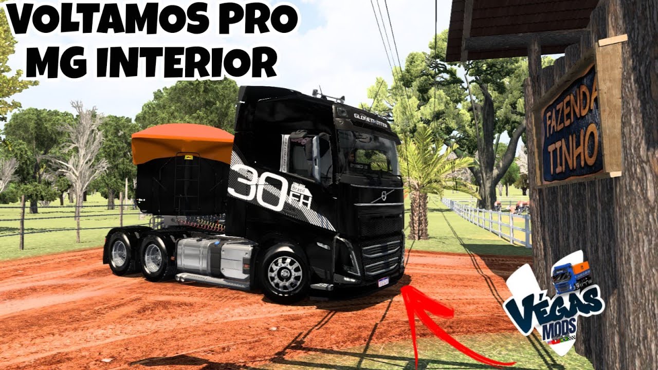EU ENGATEI O VOLVO FH460 NO BI-CAÇAMBA | ETS 2 1.57