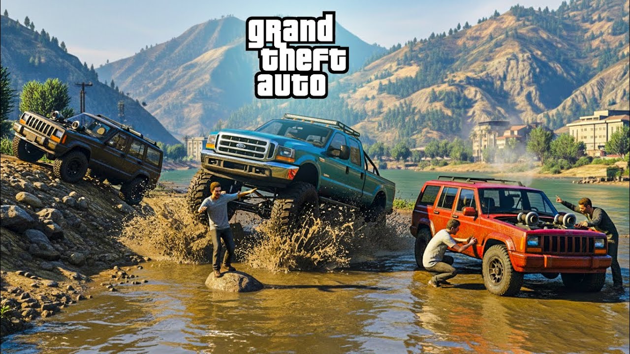🚙 Off-Road Extremo en GTA 5 | Montañas, Lodo, Ríos y Aventuras 🌄🌊