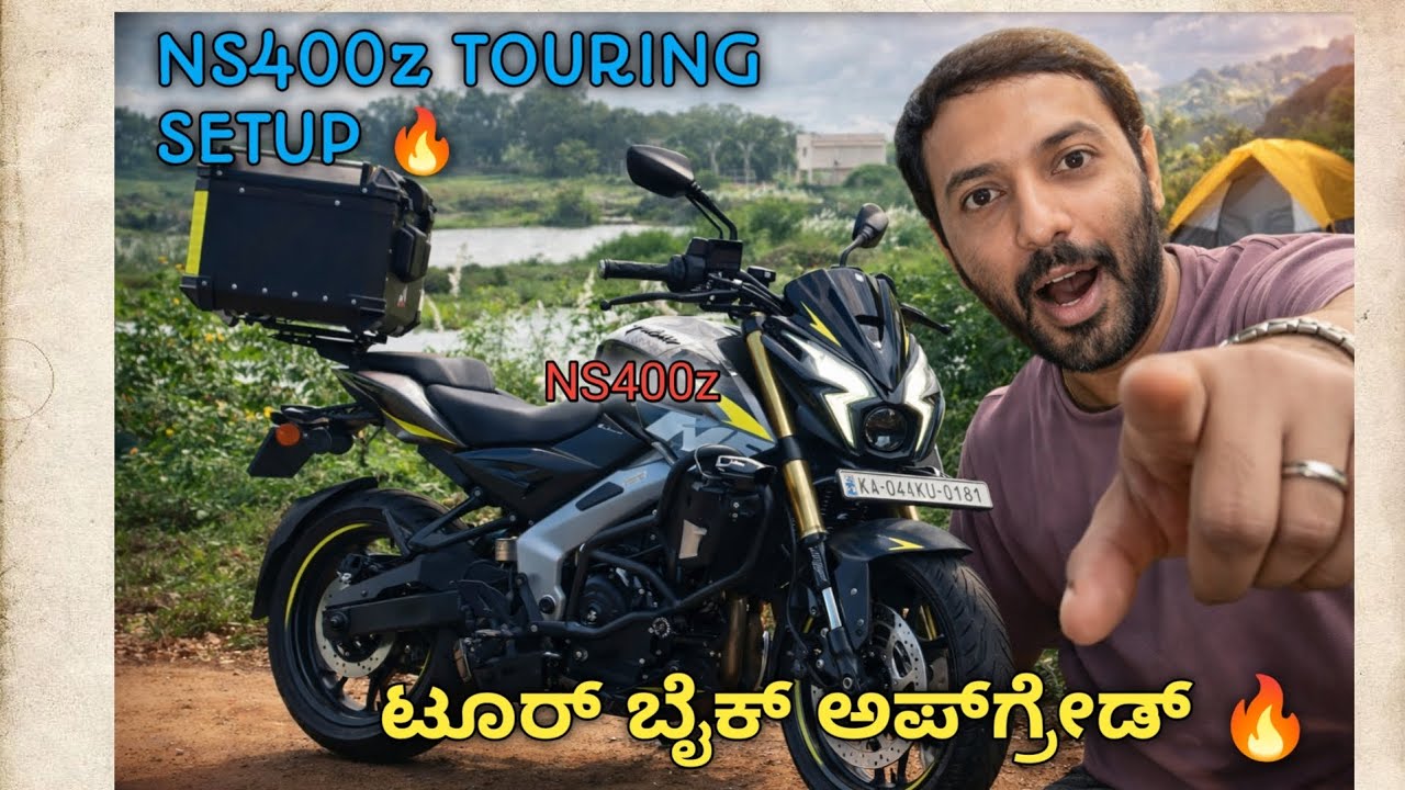 Pulsar NS400Z Touring Setup For My Beast 🚀🔥🏍️ | ಲಾಂಗ್ ರೈಡ್‌ಗೆ ರೆಡಿ!