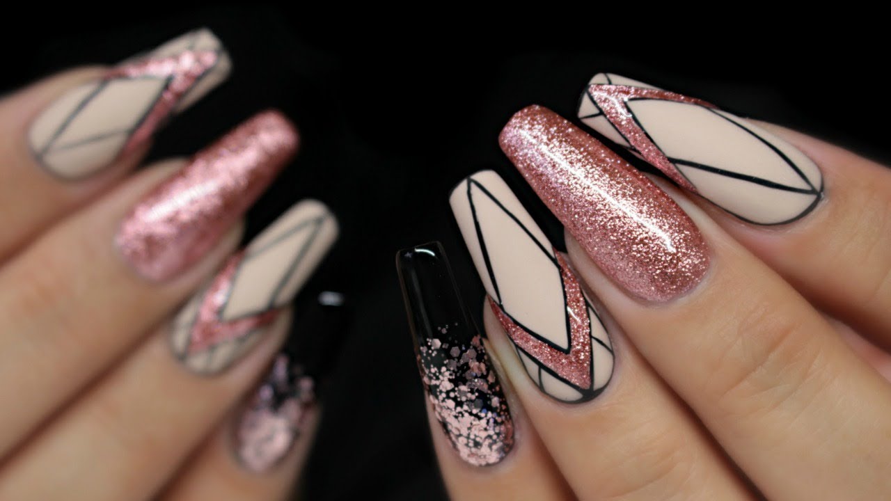 ✨TGB GLITTER COLLECTION! ART DECO TUTORIAL & SWATCHES✨