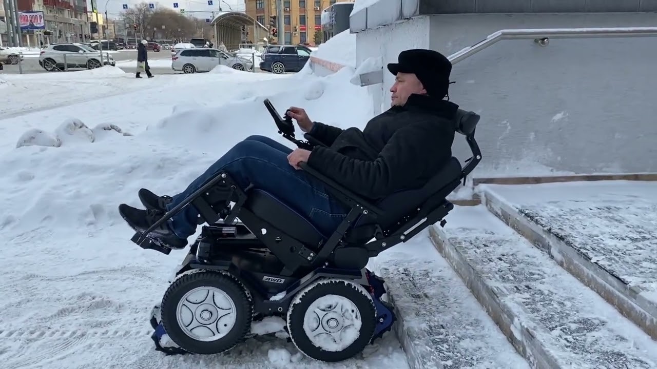 Коляска вездеход-ступенькоход Катэрвил GTS 4WD