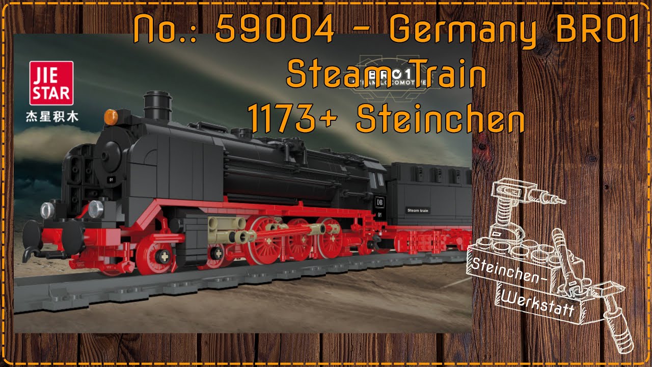 Eine schicke Dampflok haben wir hier | Jiestar | BR01 | Steam Train