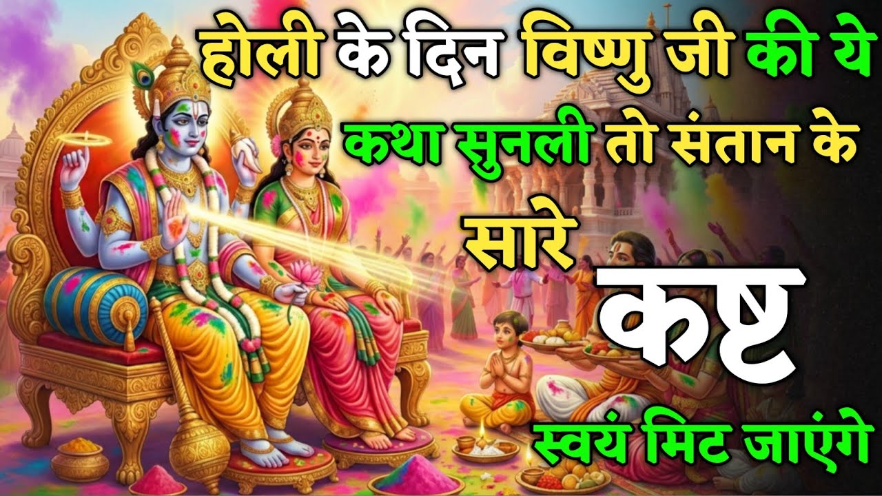 होलिका दहन के दिन ये कथा सुनने मात्र से संतान के जीवन का सारा कष्ट स्वय मिट जाएगा ! #holikadahan2026
