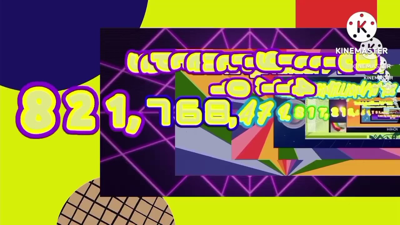 Numbers 0 to 1 Quadragintillion with sounds 