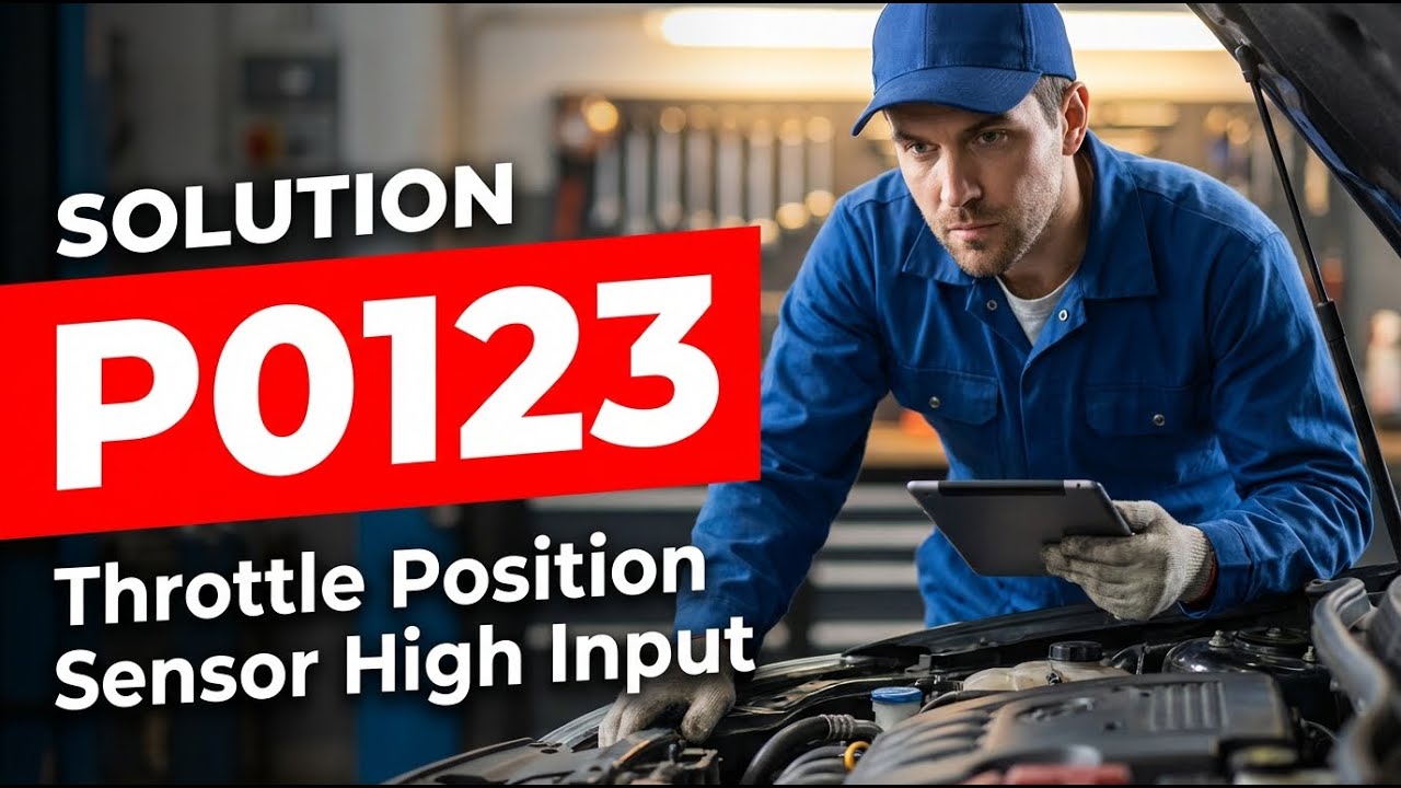 HOW TO FIX P0123 OBD II ERROR CODE - Throttle Position Sensor High Input Problem