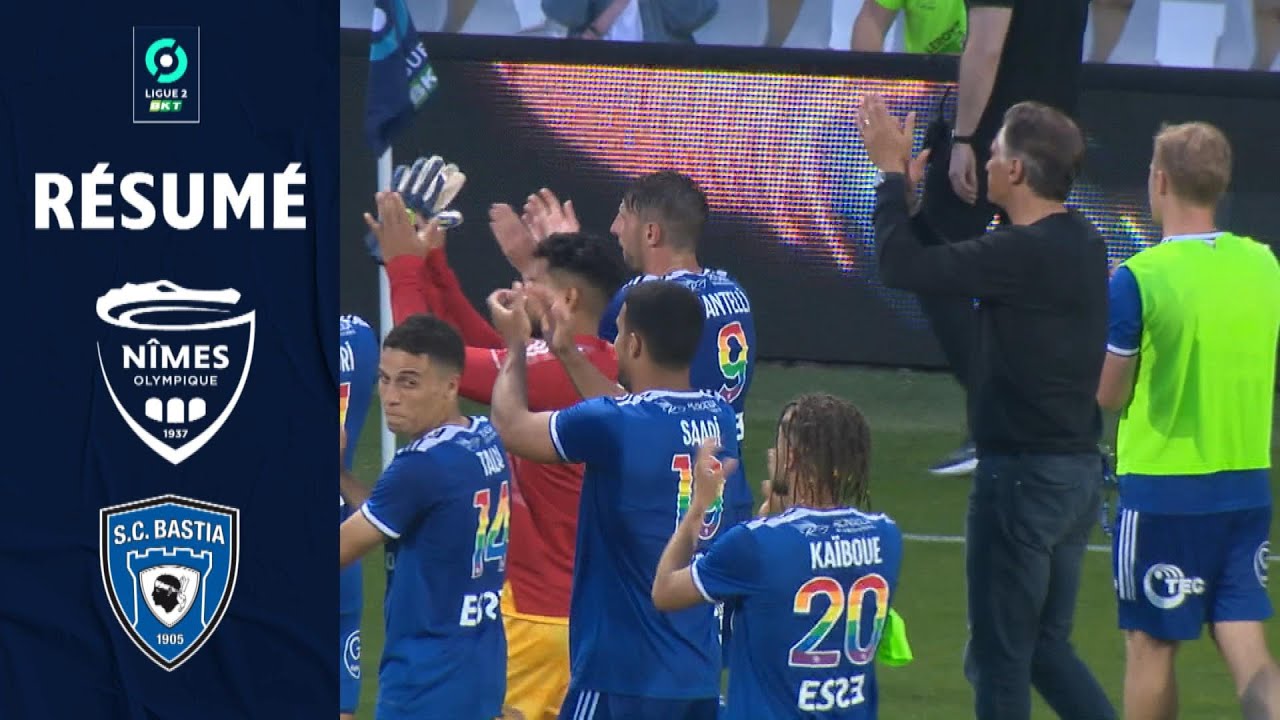 N&Icirc;MES OLYMPIQUE - SC BASTIA (0 - 2) - R&eacute;sum&eacute; - (NO - SCB) / 2021-2022