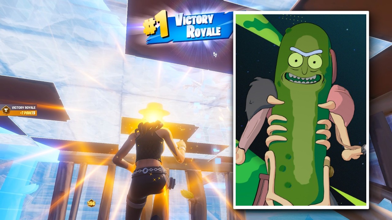 How I WON The Pickle Rick Skin EARLY! 🏆