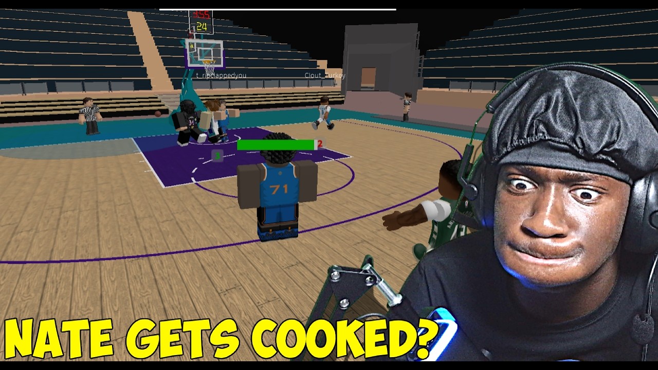 Я ЧУТЬ НЕ СЛОМАЛ СВОЙ КОМПЬЮТЕР!! Nate играет в баскетбол в Roblox!