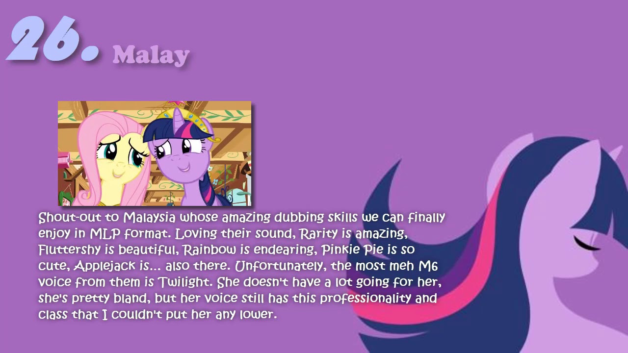 *Personal Ranking* Twilight Sparkle's singing voices [Remake]
