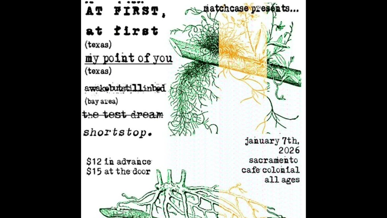at first, at first Live at Cafe Colonial in Sacramento CA, 2026-01-07