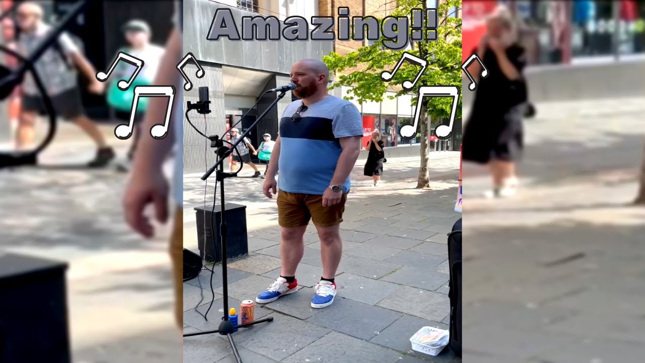 Glasgow Busker Stuns the Crowd! with Operatic performance of Ed Sheeran's Perfect