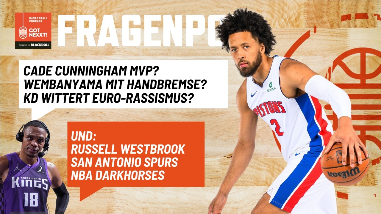 Cade MVP?! 😳 Spurs Titelkandidat? Tanking-Skandal & Westbrook vs Harden! | NBA-Fragenpodcast