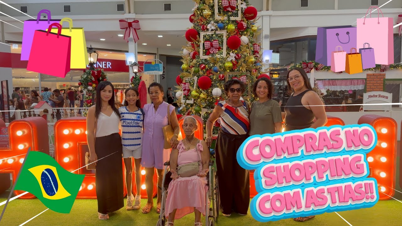 LEVEI AS TIAS PARA COMPRAREM ROUPAS NO GV SHOPPING, FOI MUITO DIVERTIDO 