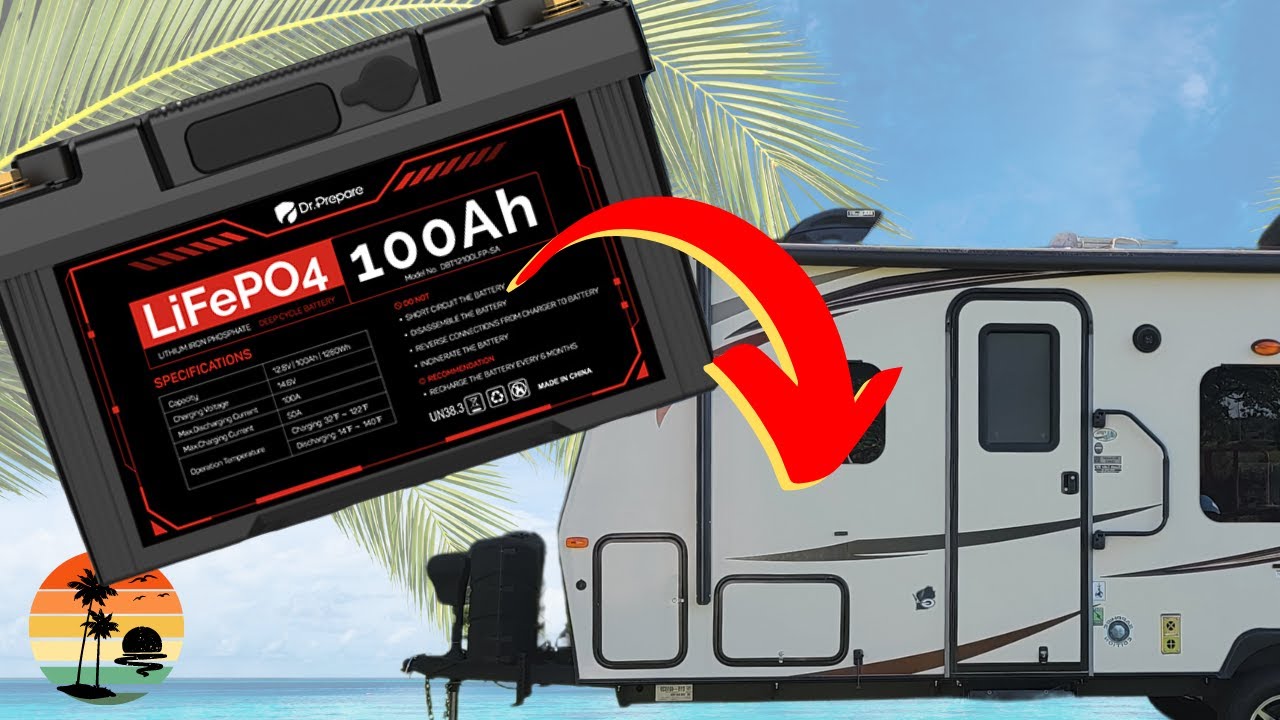 Double your Power, Half Your Weight [LiFEPo4 Travel Trailer Battery Install]