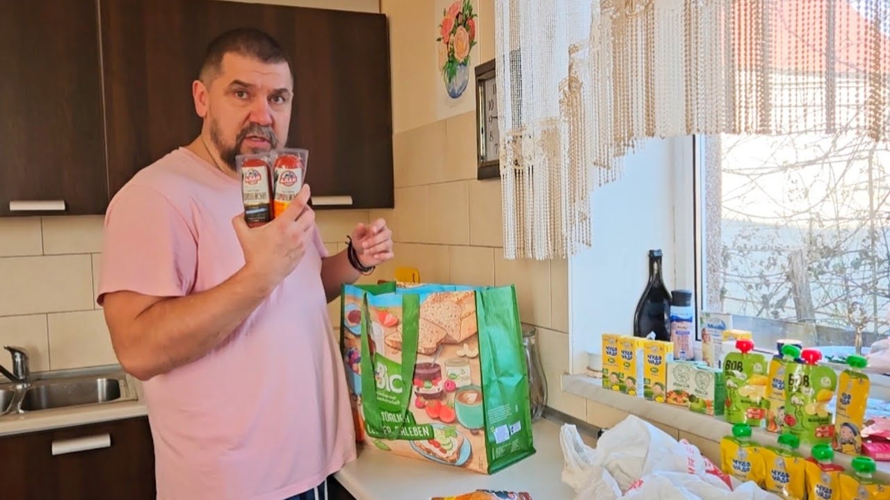 Распаковка. Вкусный суп на обед. Хожу. Смешной Лукасик 🥰