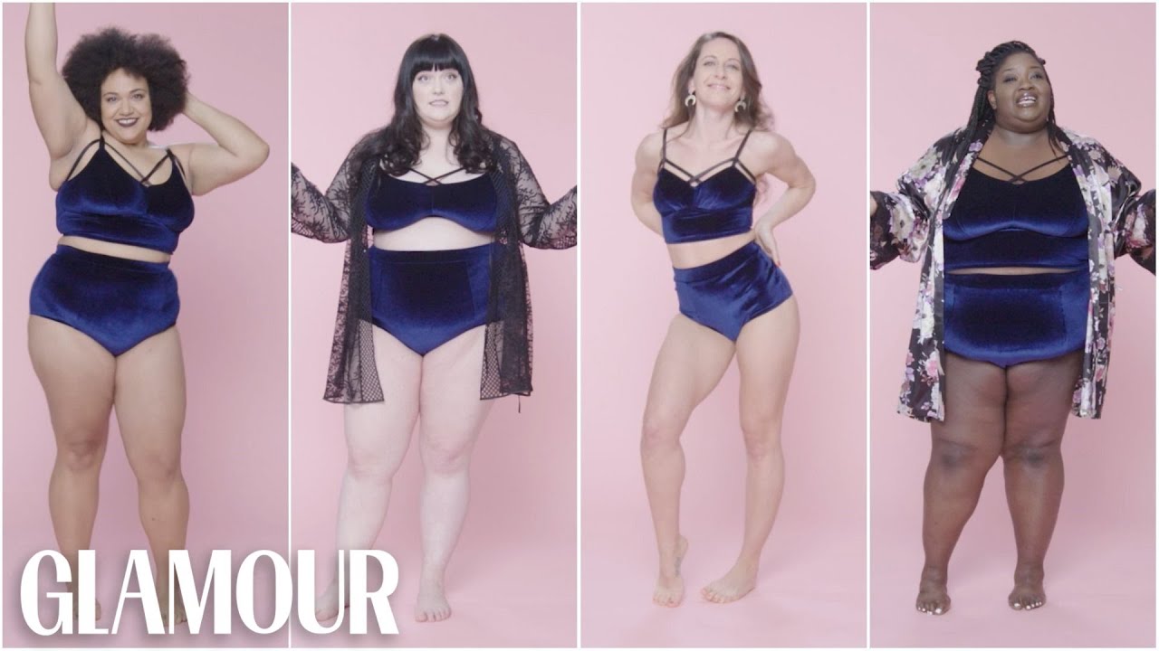 Women Sizes 0 Through 26 Try on the Same Lingerie | Glamour